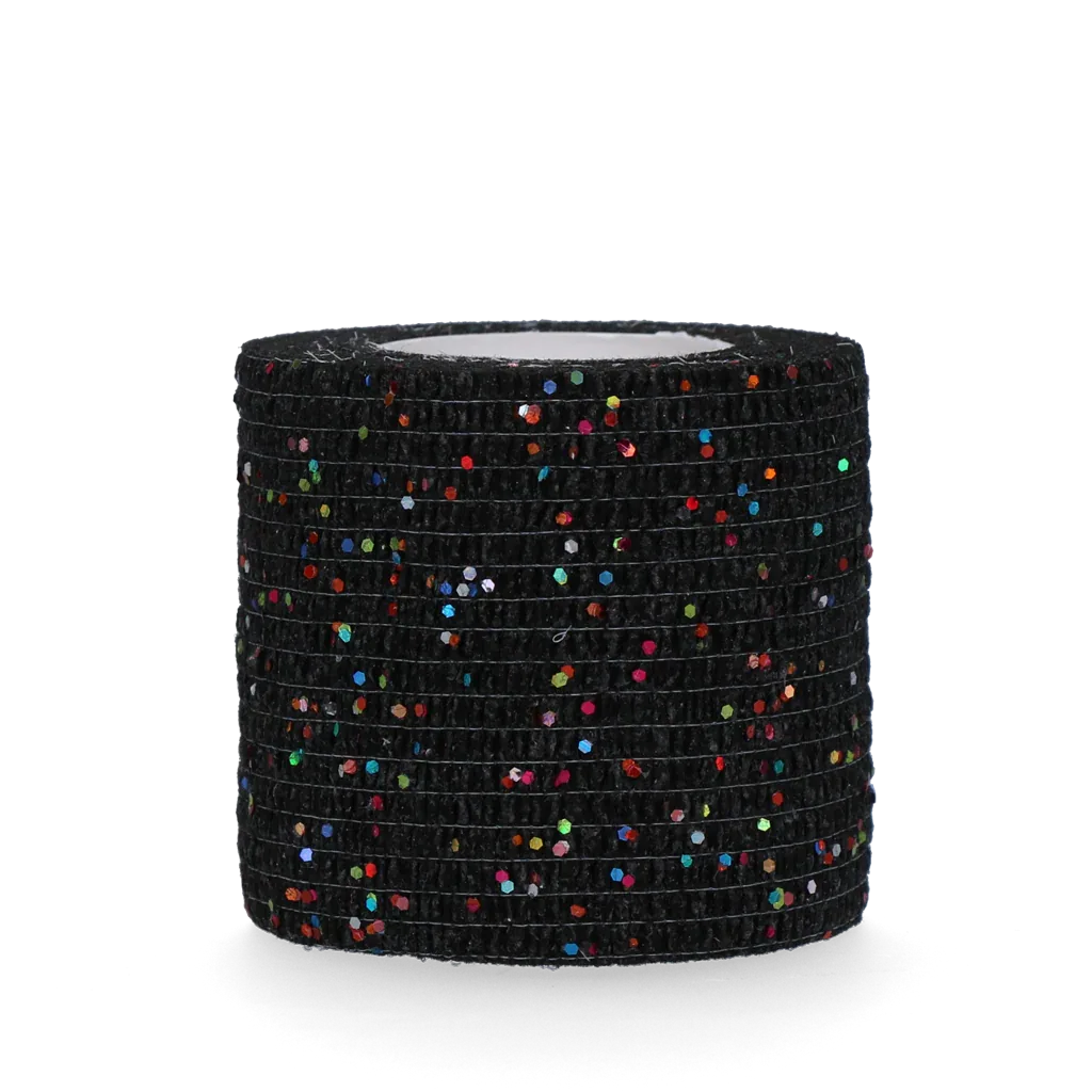 Bandage Animal Zwart Glitter Profi Plus 5 cm - PremiumHobby