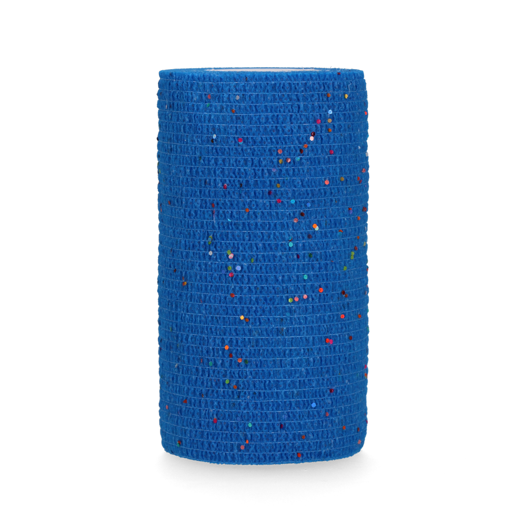Bandage Animal Blau Glitter Profi Plus 10 cm