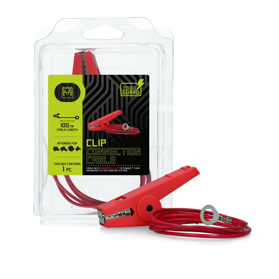 ZoneGuard Krokodilklemme Anschlusskabel 100 cm - PremiumHobby
