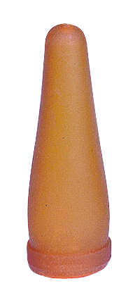 Lämmersauger gelb/braun für Bierflasche