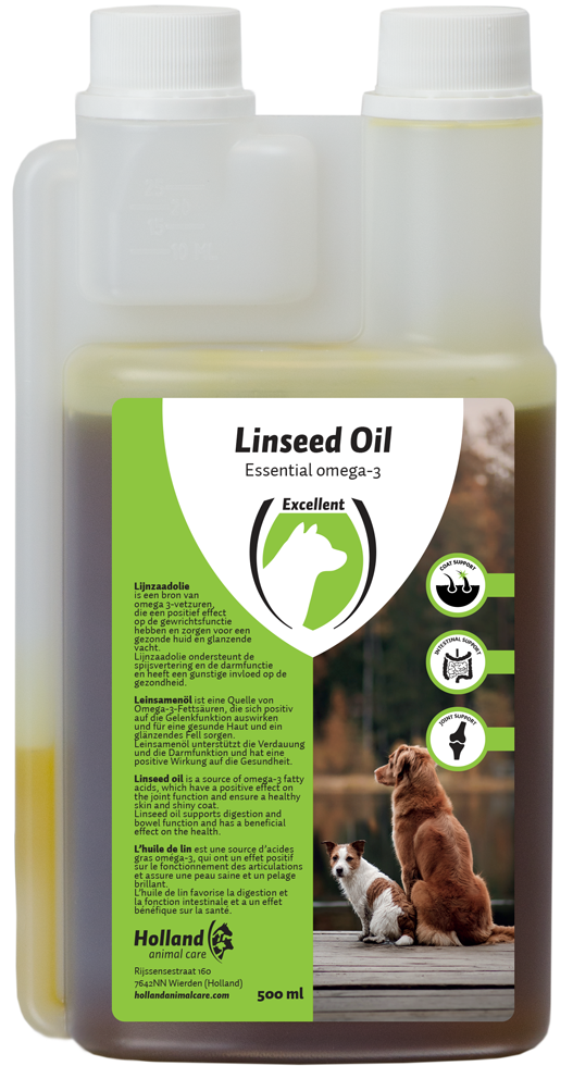 Linseed Oil (Leinsamenöl) für Hunde