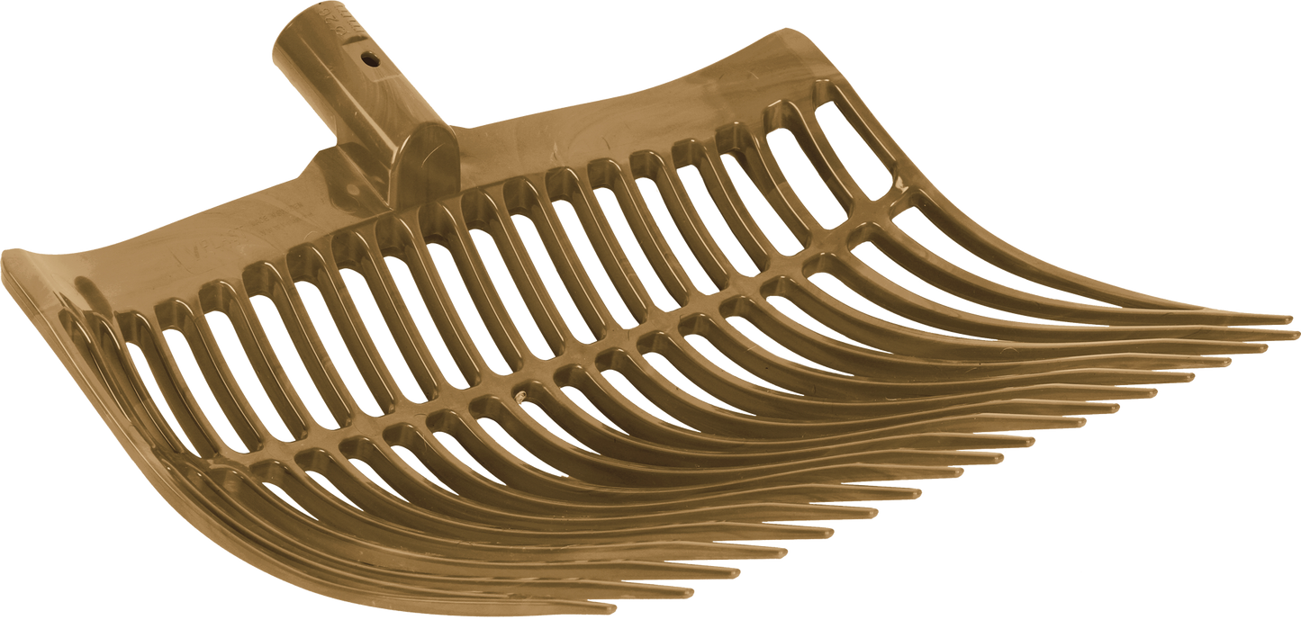 Dunggabel kunststoff gold, ohne Stiel
