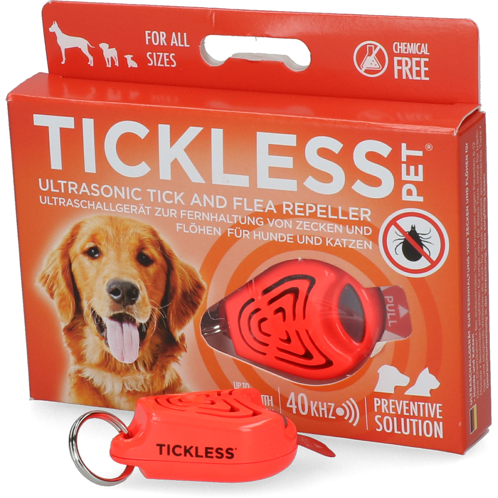 Tickless Pet rosa bis 12 Monate schutz