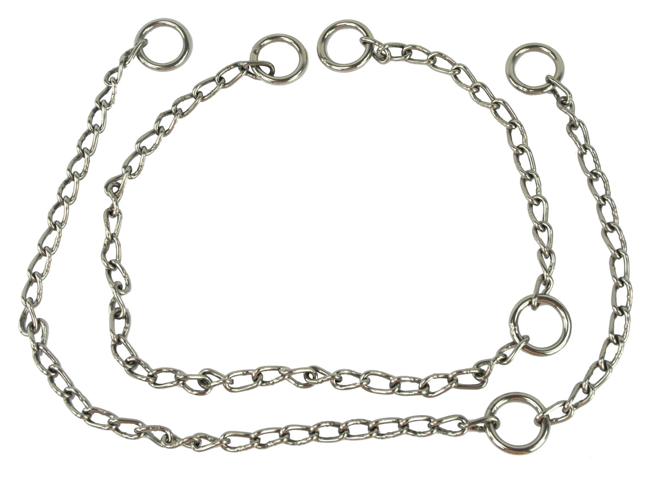 Geburtskette Edelstahl 67cm + 3 Öhsen