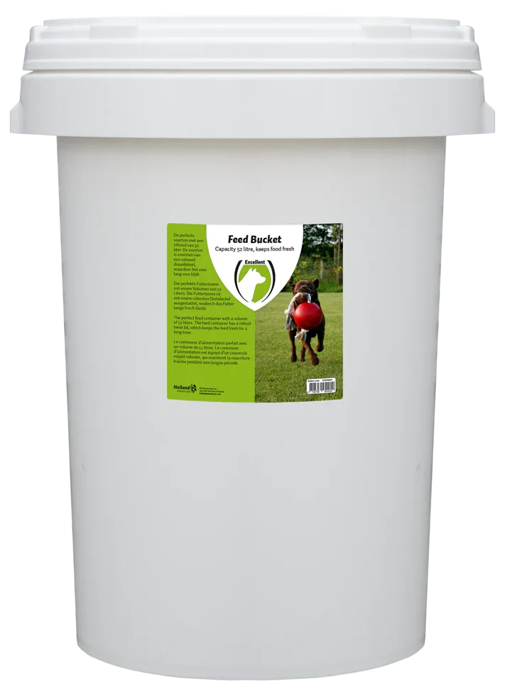 Futtertonne mit Drehverschluß 52 Liter - PremiumHobby