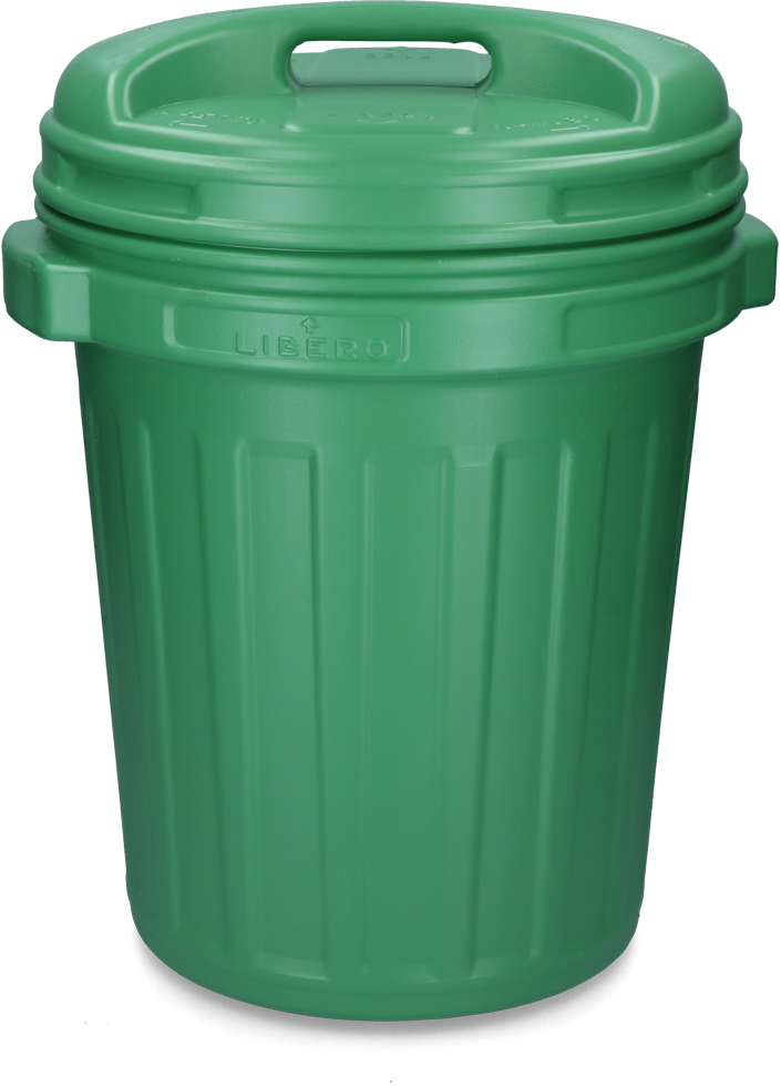 Futtertonne mit Drehverschluß 40 Liter Grün