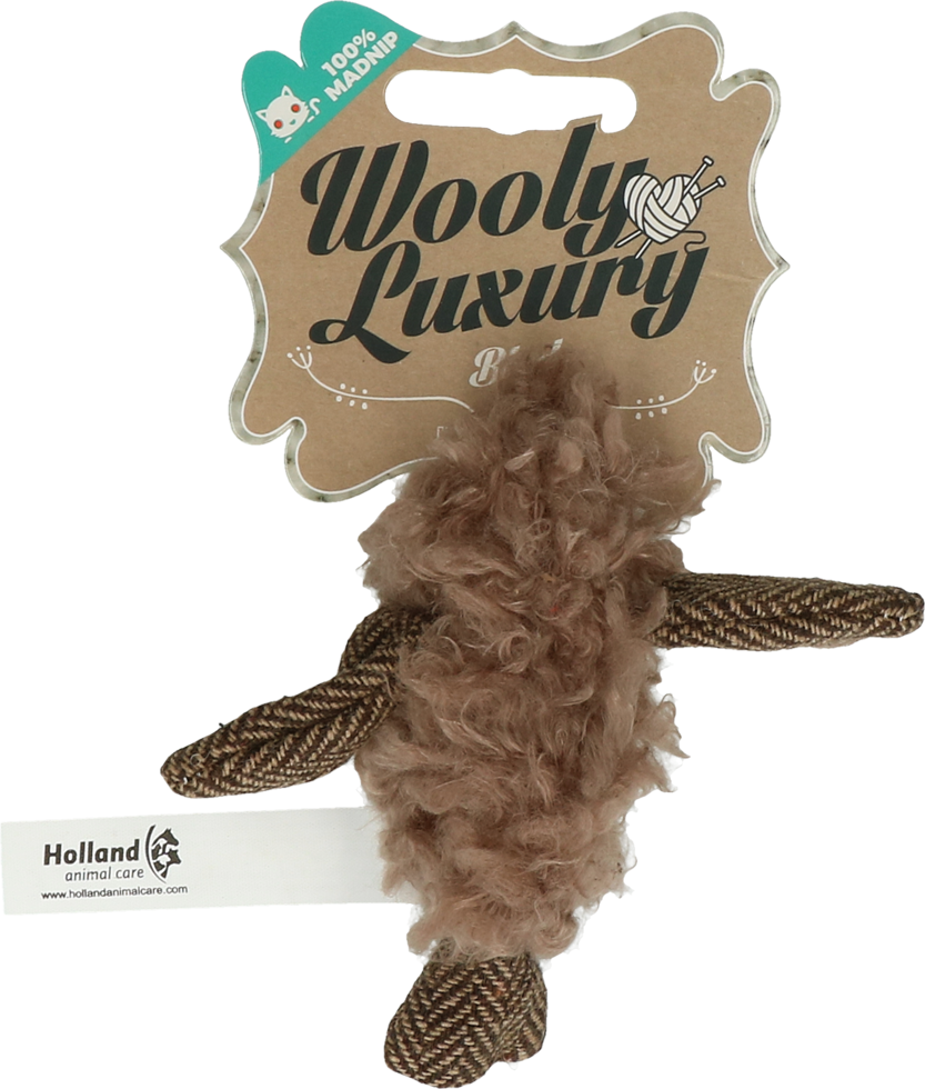 Wooly Luxury Vogel Braun