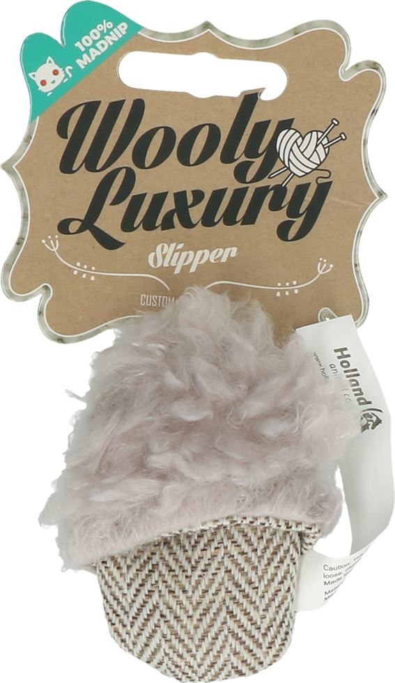 Wooly Luxury Slipper Grau