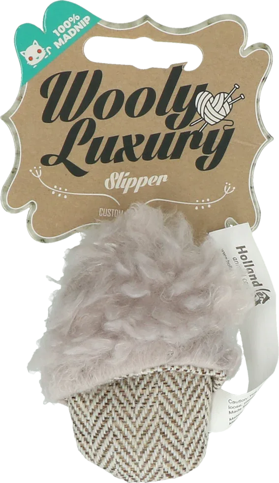 Wooly Luxury Slipper Grau - PremiumHobby