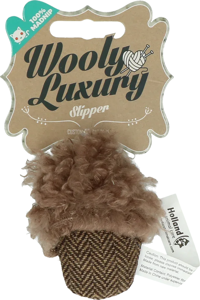 Wooly Luxury Slipper Braun - PremiumHobby