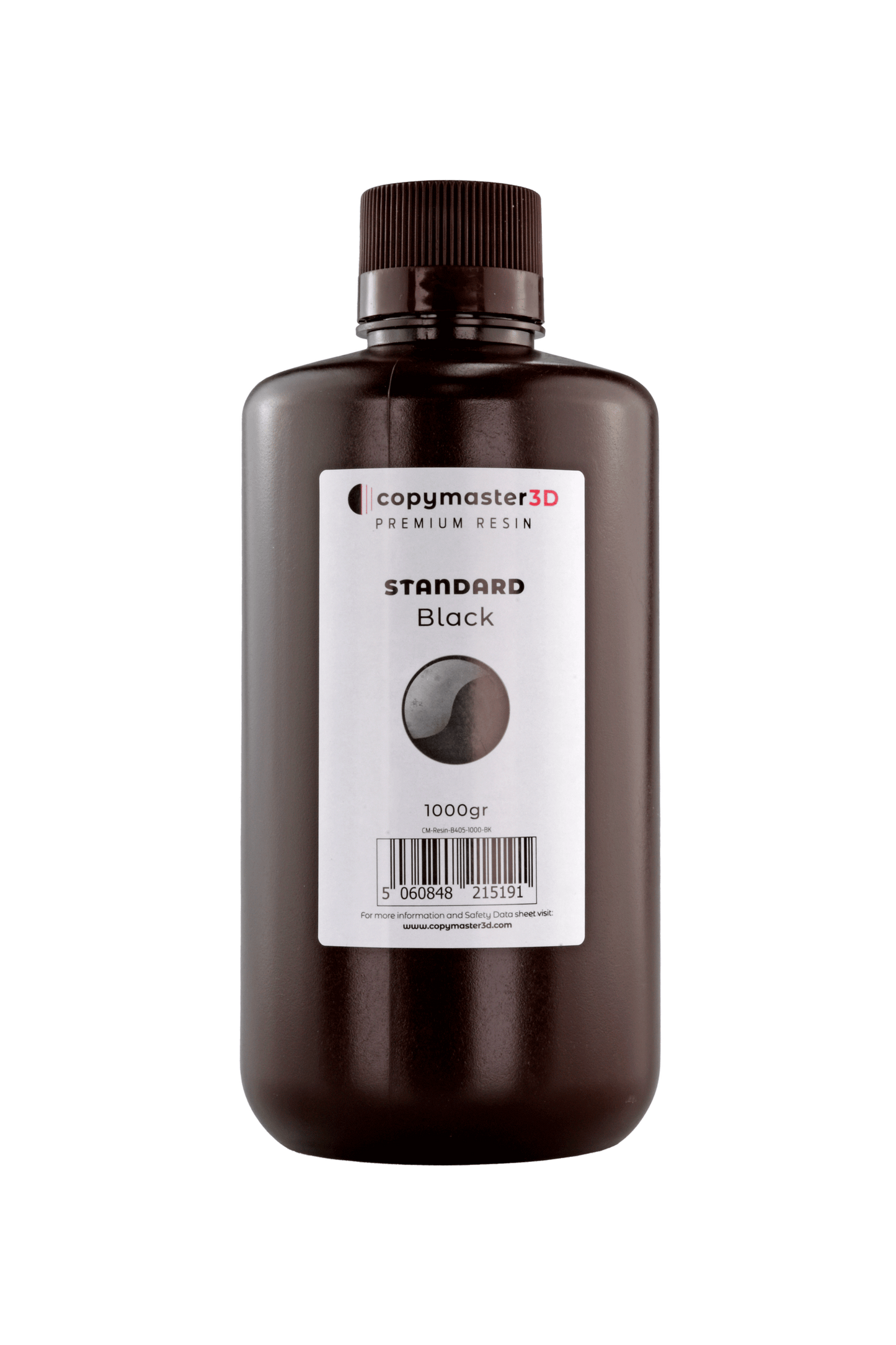 Copymaster3D Standard UV Resin - 1000 ml - Black