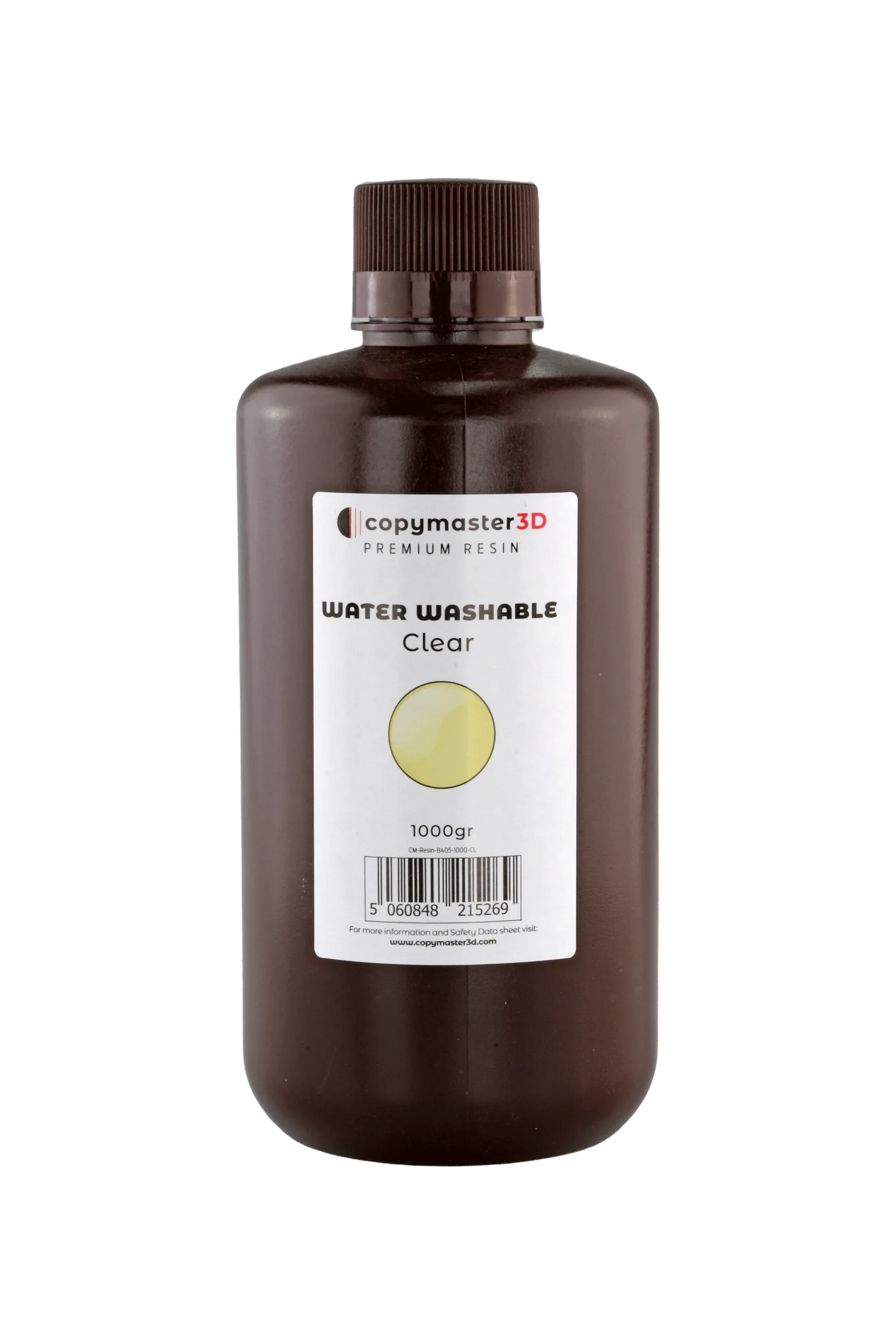 Copymaster3D Water Washable UV Resin - 1000 ml - Clear - PremiumHobby