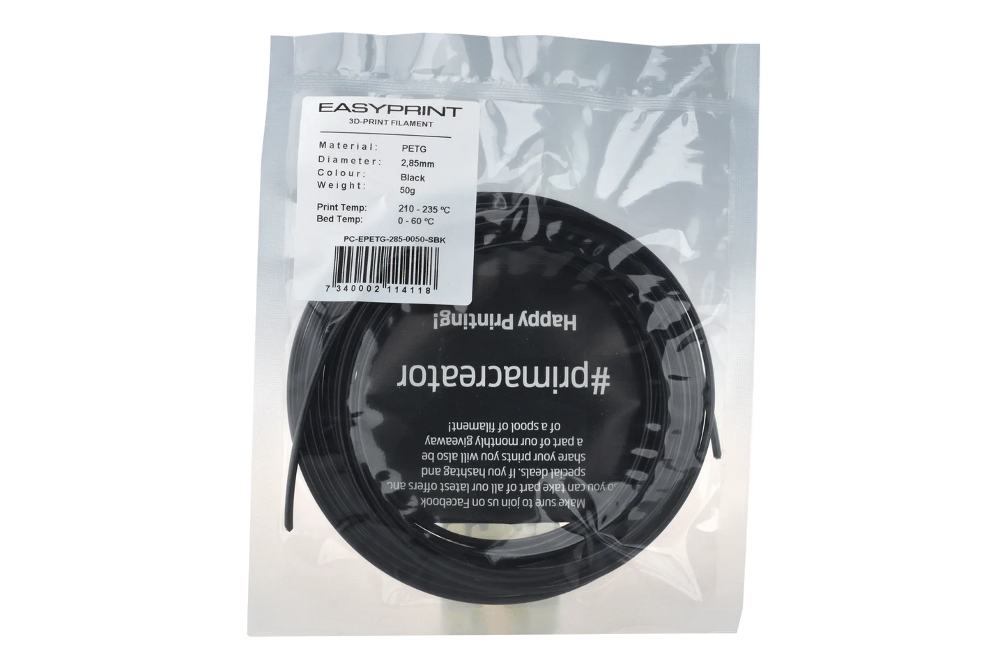 NinjaTek Armadillo - 2.85mm - 0.50 kg - Midnight Black - PremiumHobby