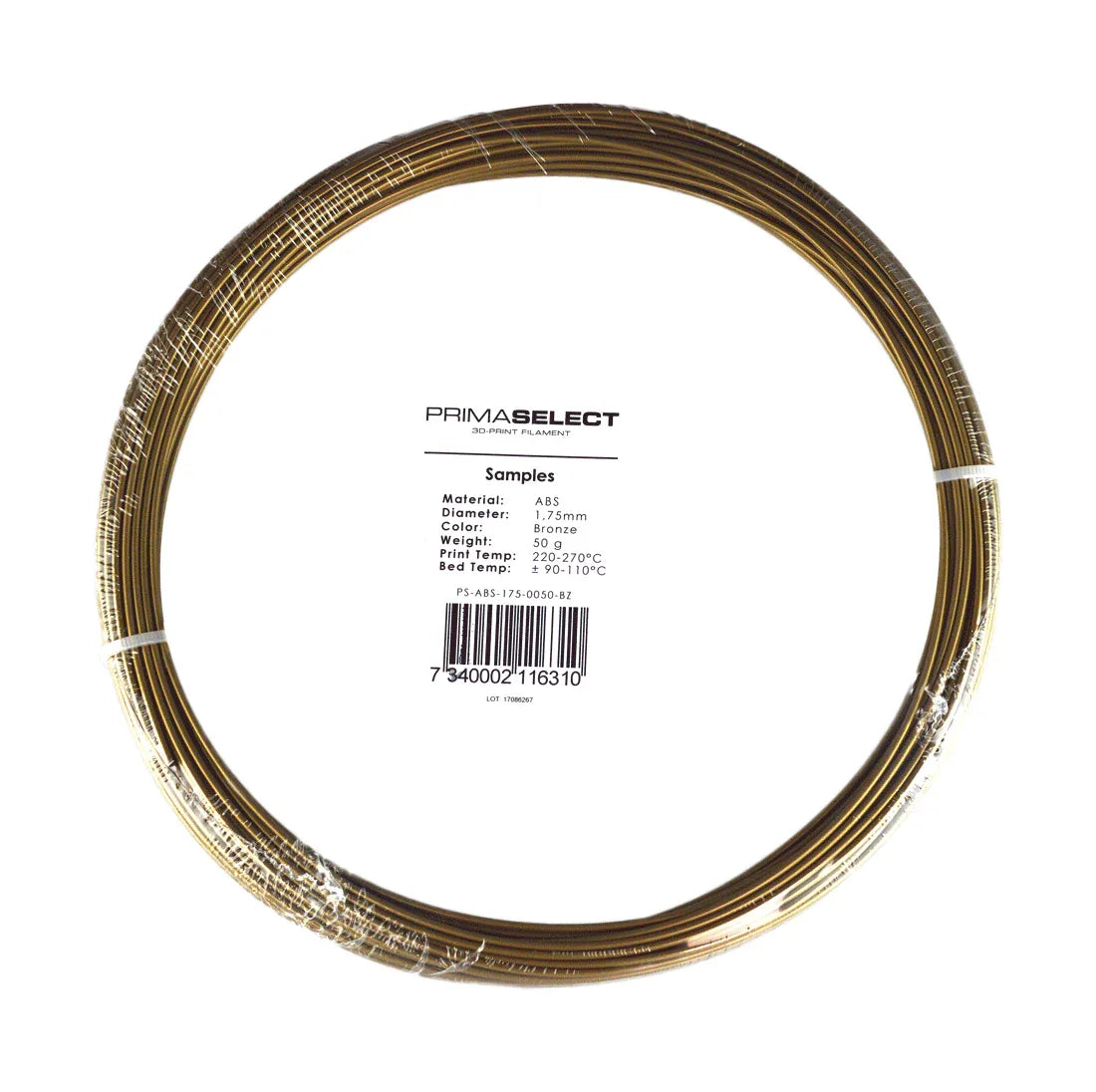 PrimaSelect ABS - 1.75mm - 50 g - Bronze - PremiumHobby