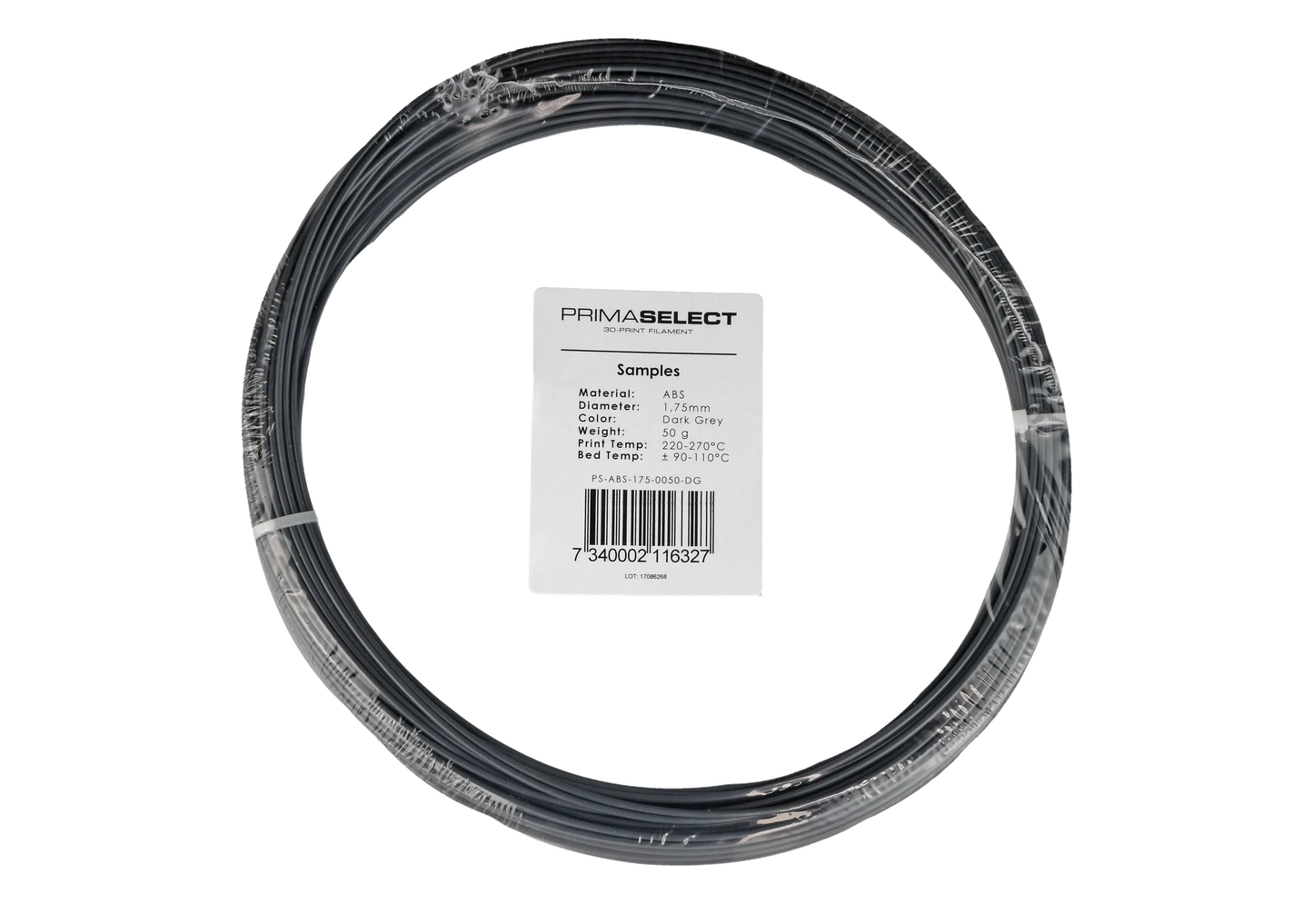 PrimaSelect ABS - 1.75mm - 50 g - Dark Grey - PremiumHobby