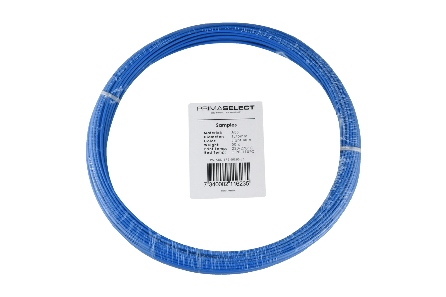 PrimaSelect ABS - 1.75mm - 50 g - Light Blue - PremiumHobby