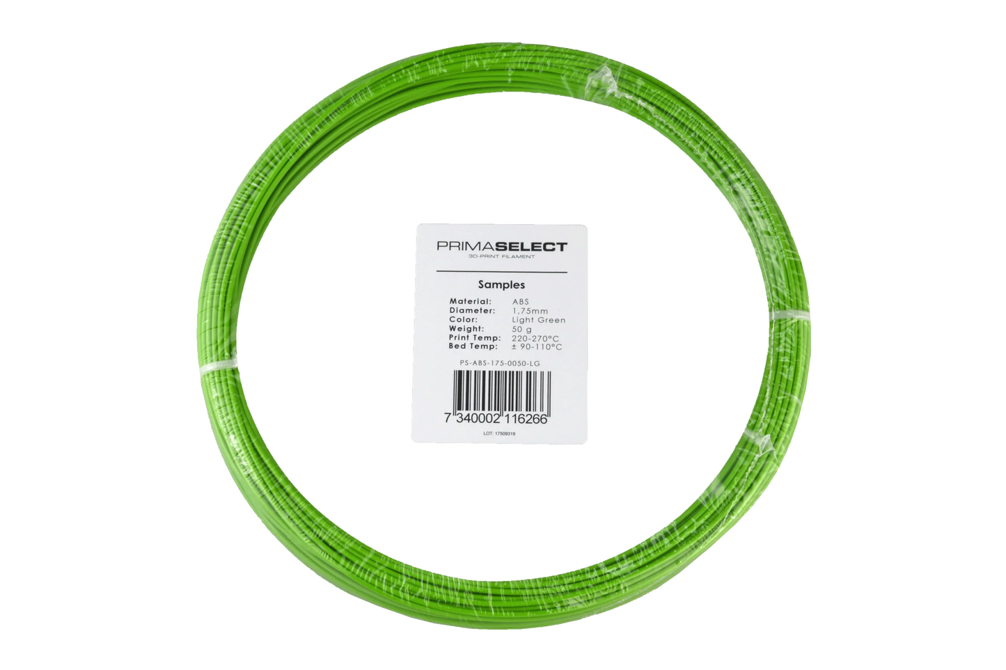 PrimaSelect ABS - 1.75mm - 50 g - Light Green - PremiumHobby