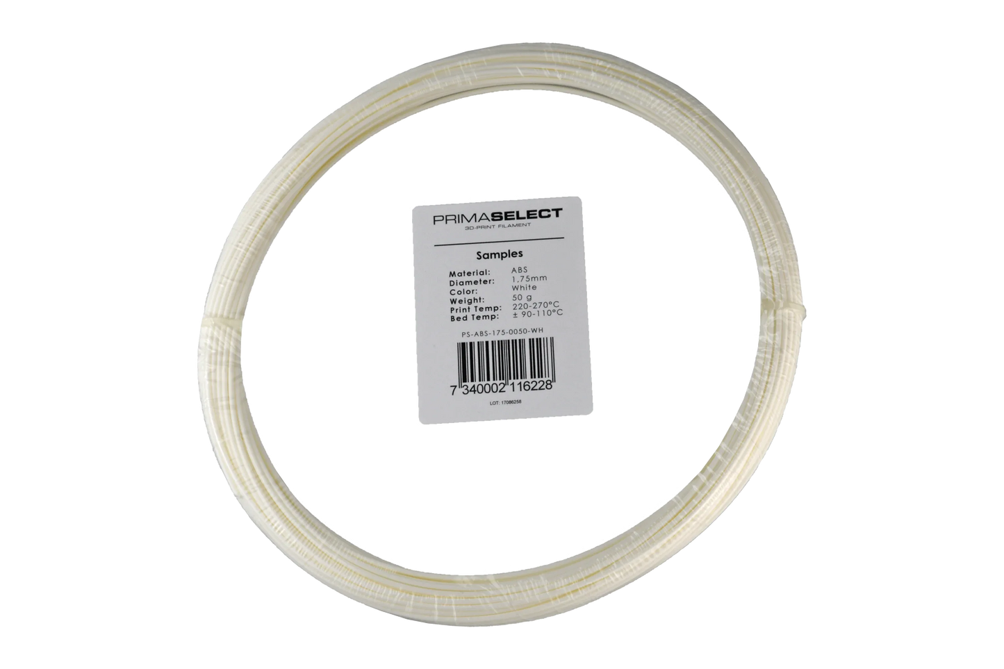 PrimaSelect ABS - 1.75mm - 50 g - White - PremiumHobby