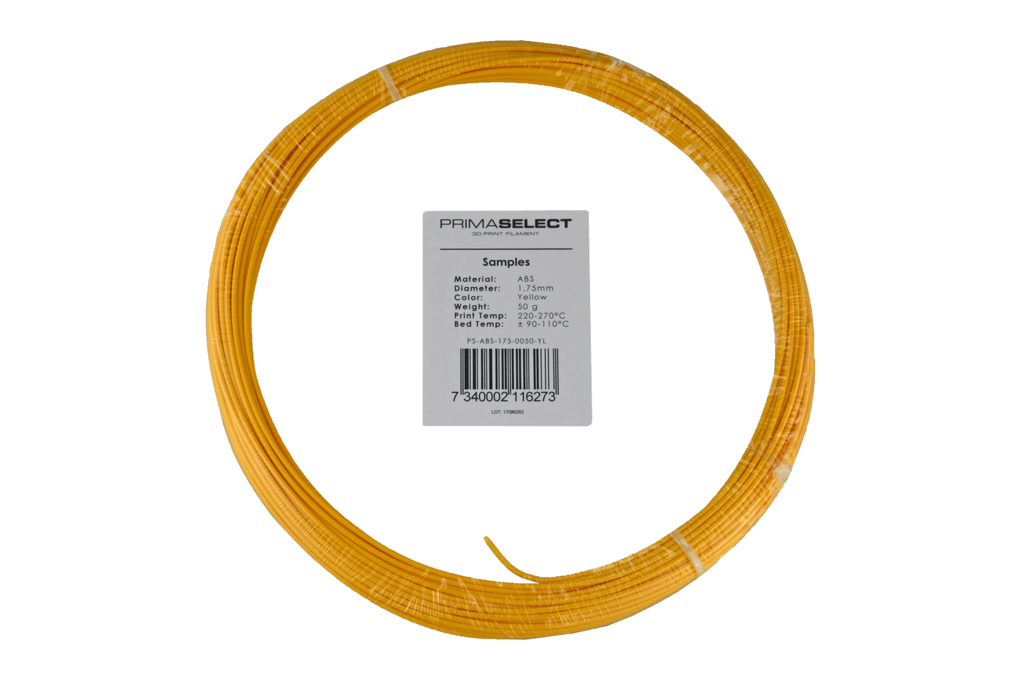 PrimaSelect ABS - 1.75mm - 50 g - Yellow