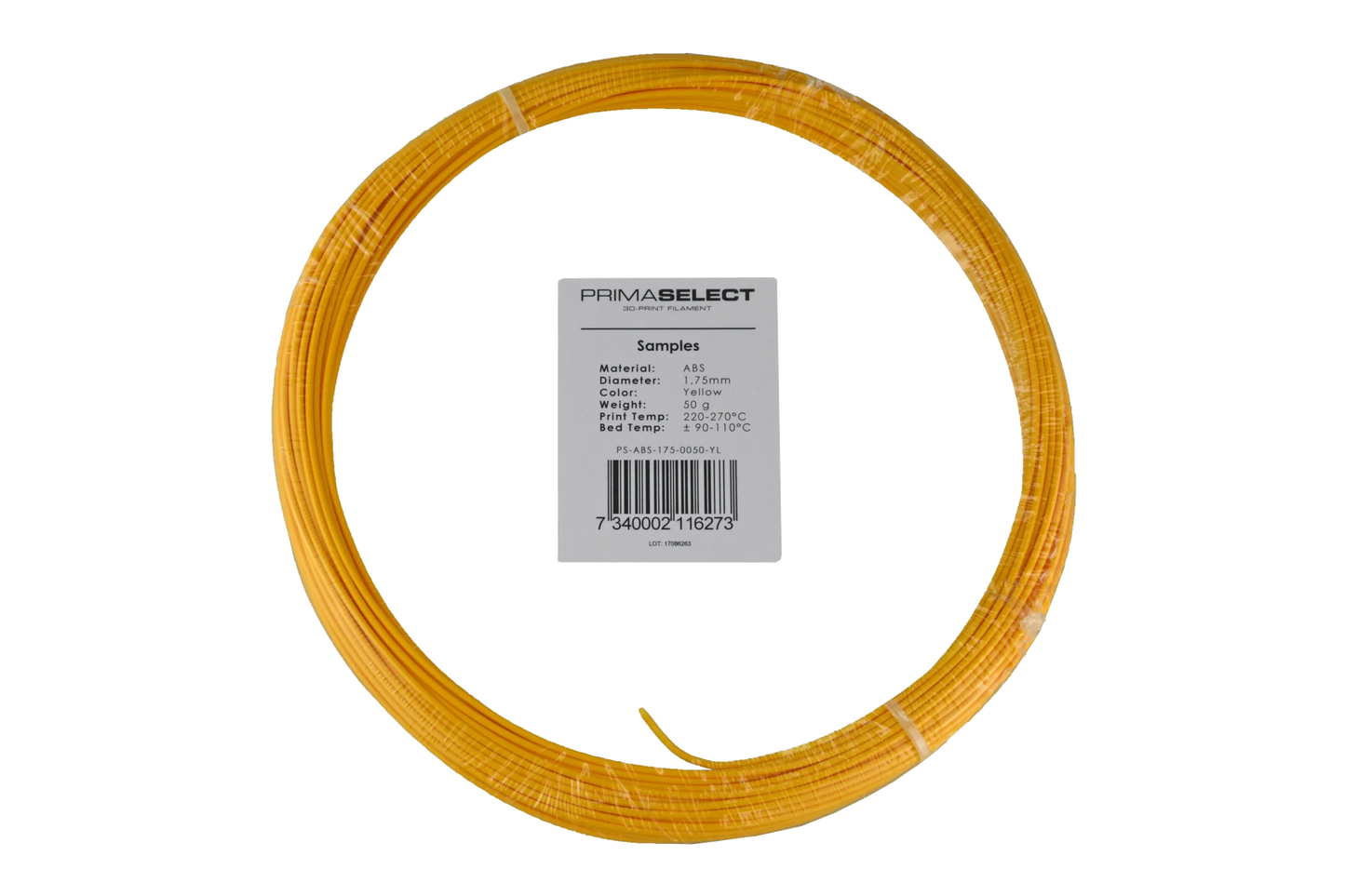 PrimaSelect ABS - 1.75mm - 50 g - Yellow - PremiumHobby