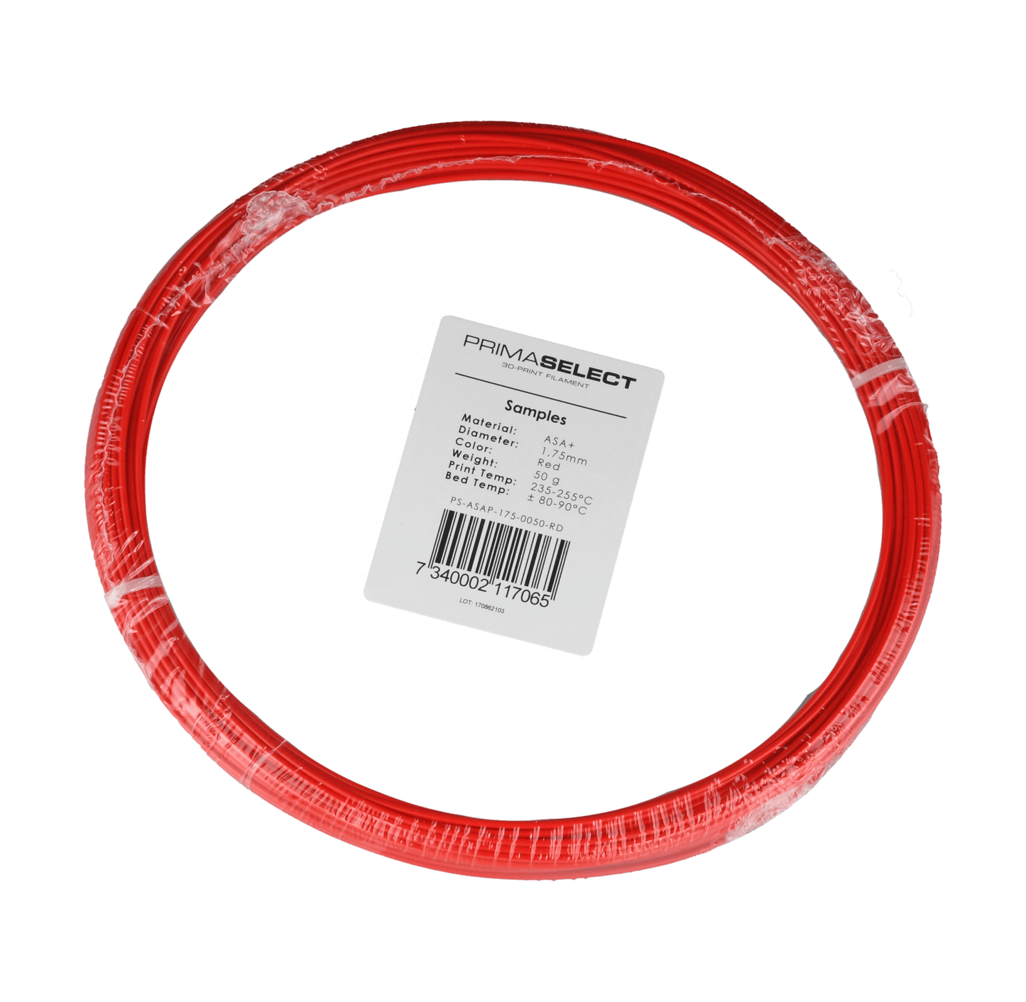 PrimaSelect ASA+ - 1.75mm - 50 g - Red