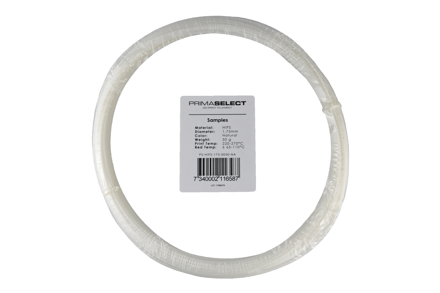 PrimaSelect HIPS - 1.75mm - 50 g - Natural