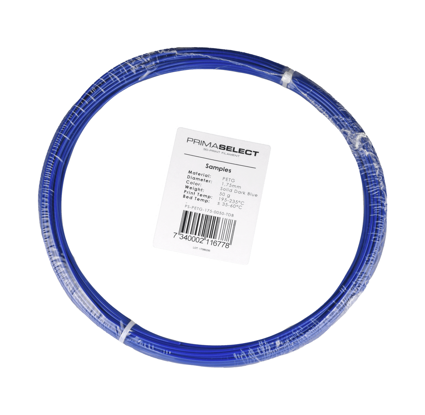 PrimaSelect PETG - 1.75mm - 50 g - Solid Dark Blue