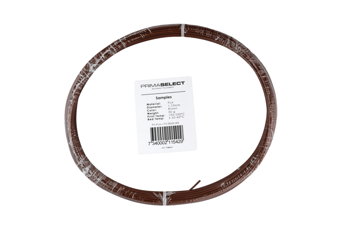 PrimaSelect PLA - 1.75mm - 50 g - Brown