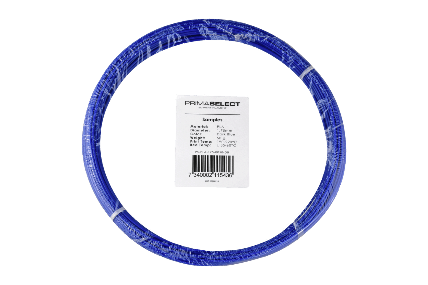 PrimaSelect PLA - 1.75mm - 50 g - Dark Blue