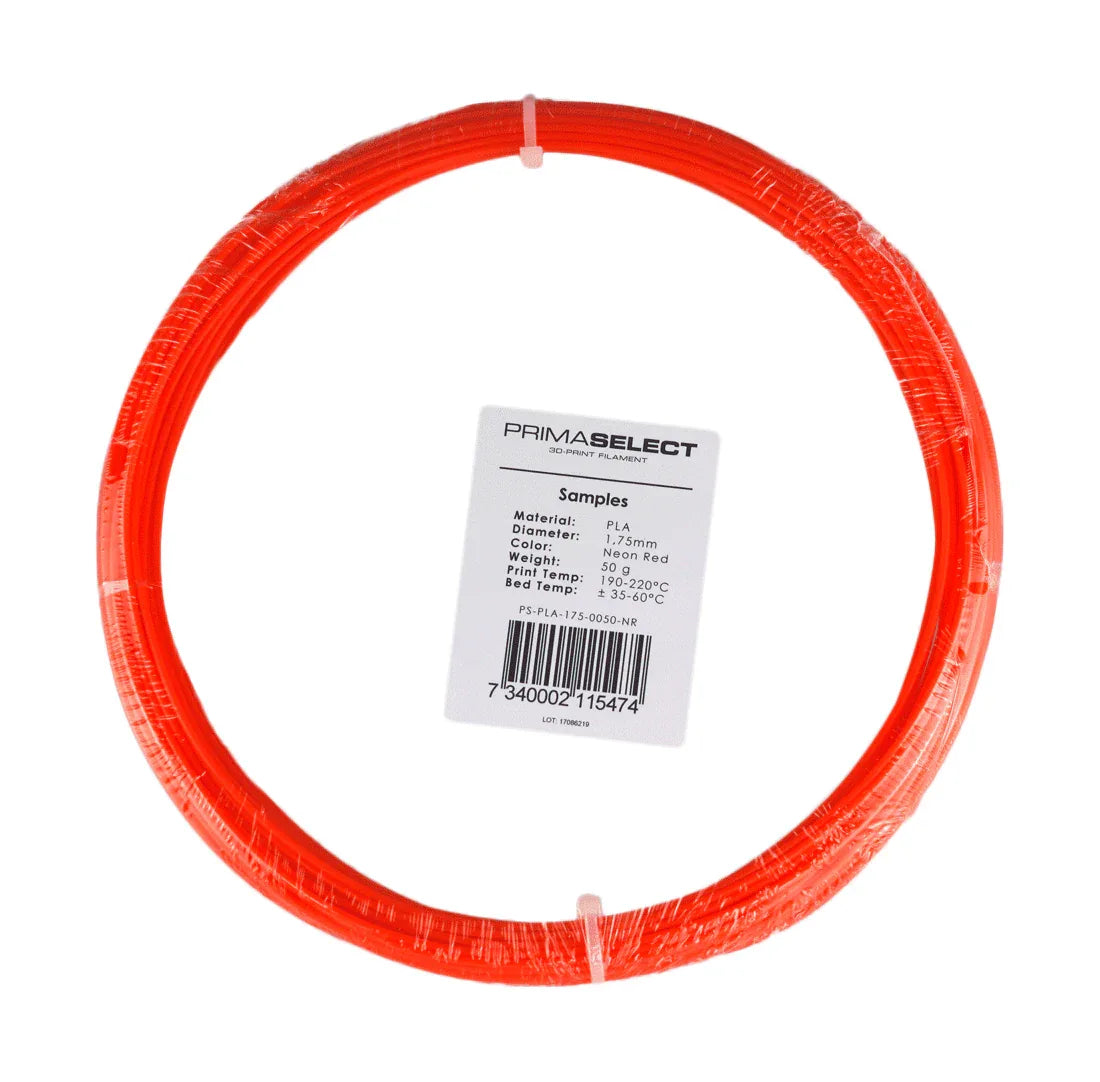 PrimaSelect PLA - 1.75mm - 50 g - Neon Red - PremiumHobby