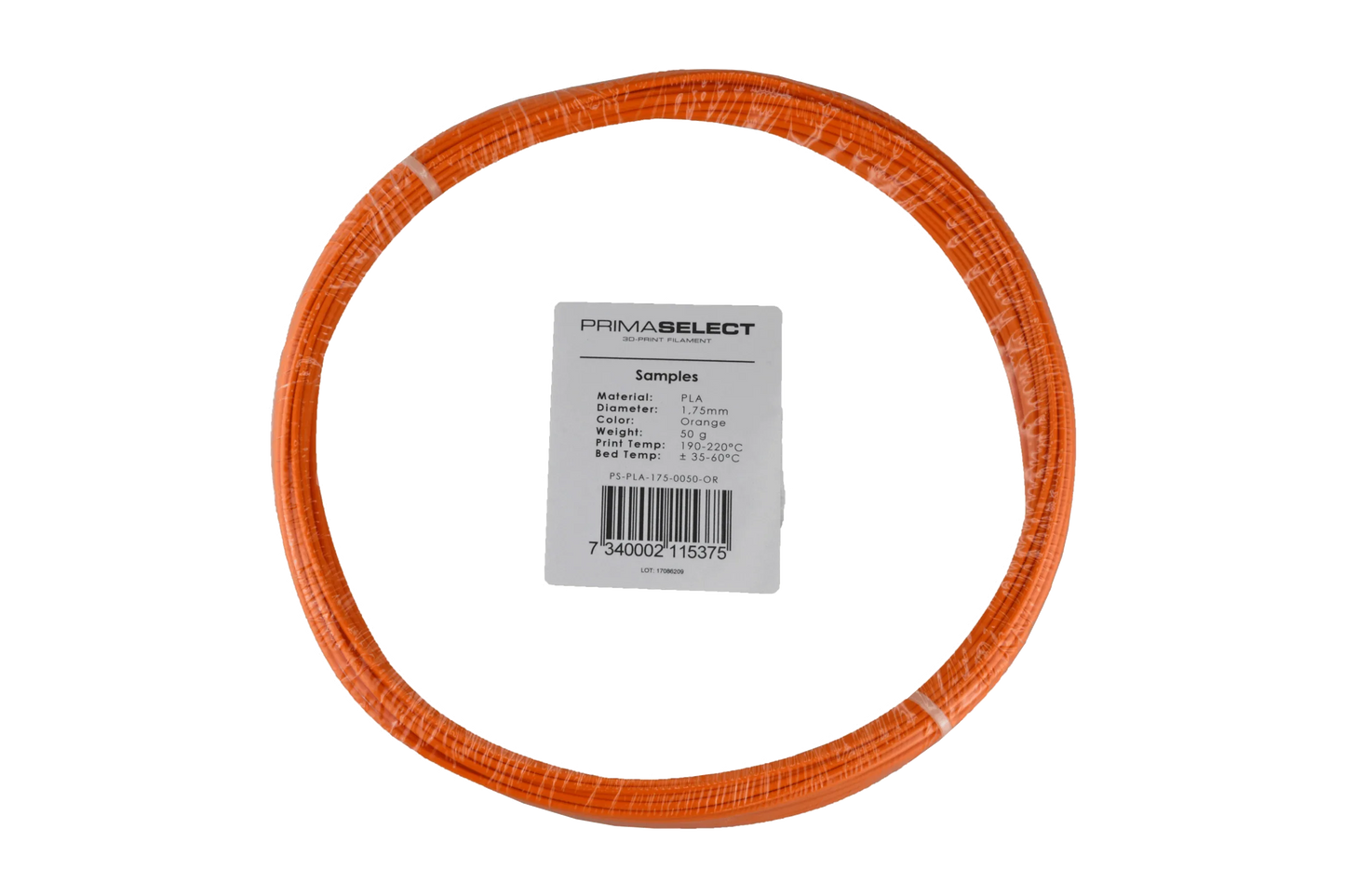 PrimaSelect PLA - 1.75mm - 50 g - Orange - PremiumHobby