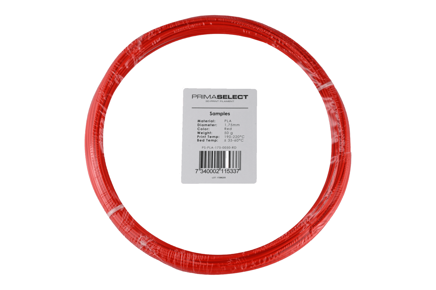 PrimaSelect PLA - 1.75mm - 50 g - Red