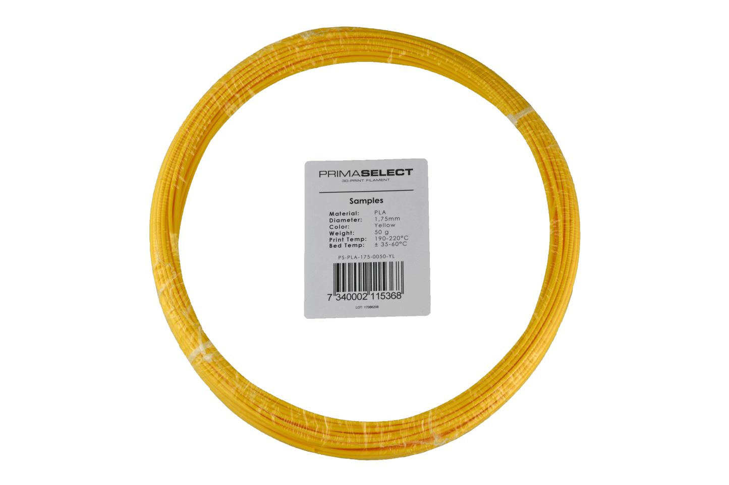 PrimaSelect PLA - 1.75mm - 50 g - Yellow