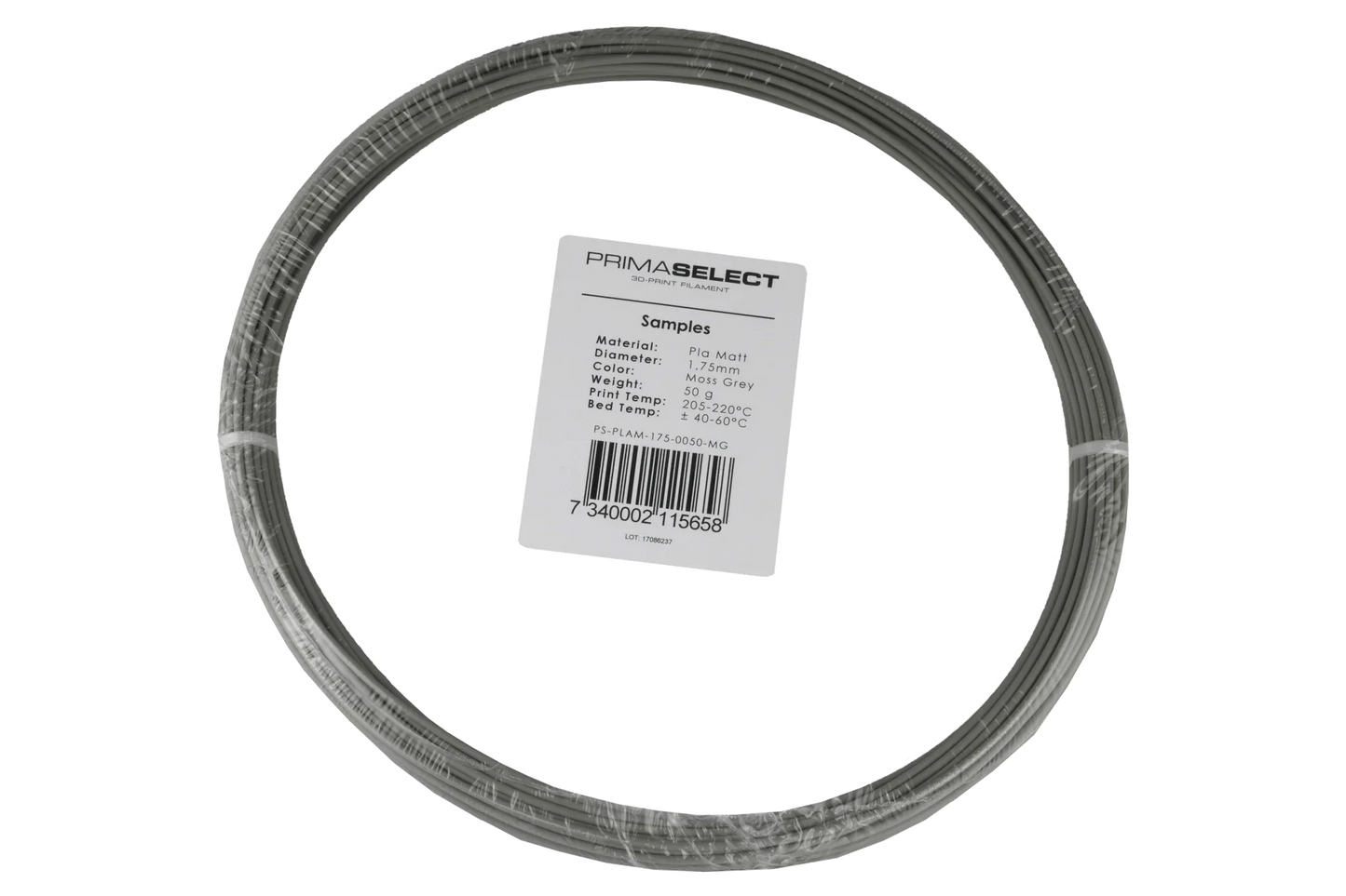 PrimaSelect PLA Matt - 1.75mm - 50 g - Moss Grey - PremiumHobby