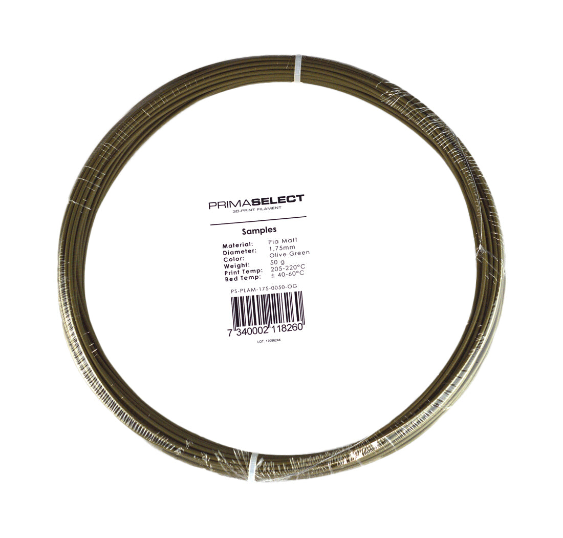 PrimaSelect PLA Matt - 1.75mm - 50 g - Olive Green