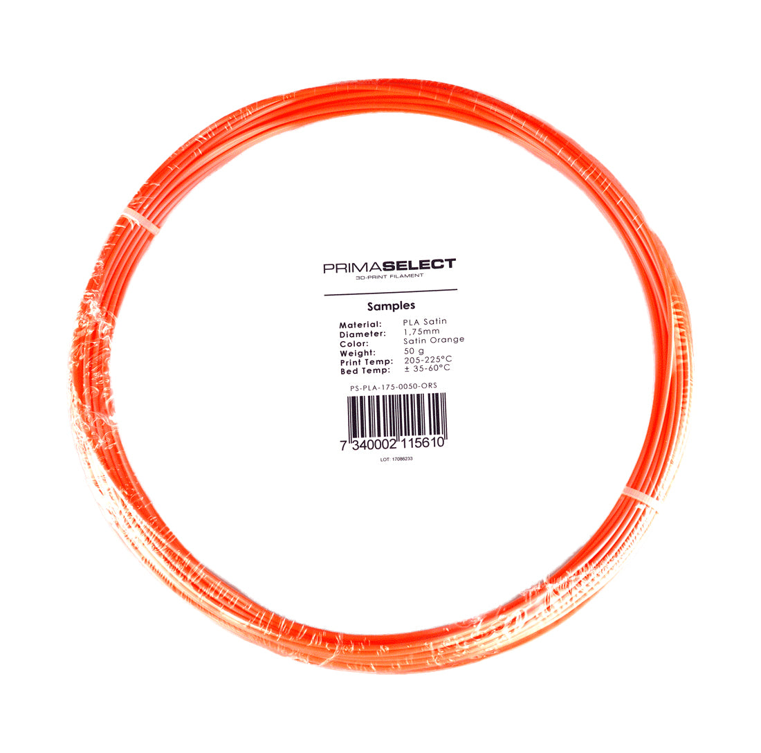 PrimaSelect PLA Satin - 1.75mm - 50 g - Orange