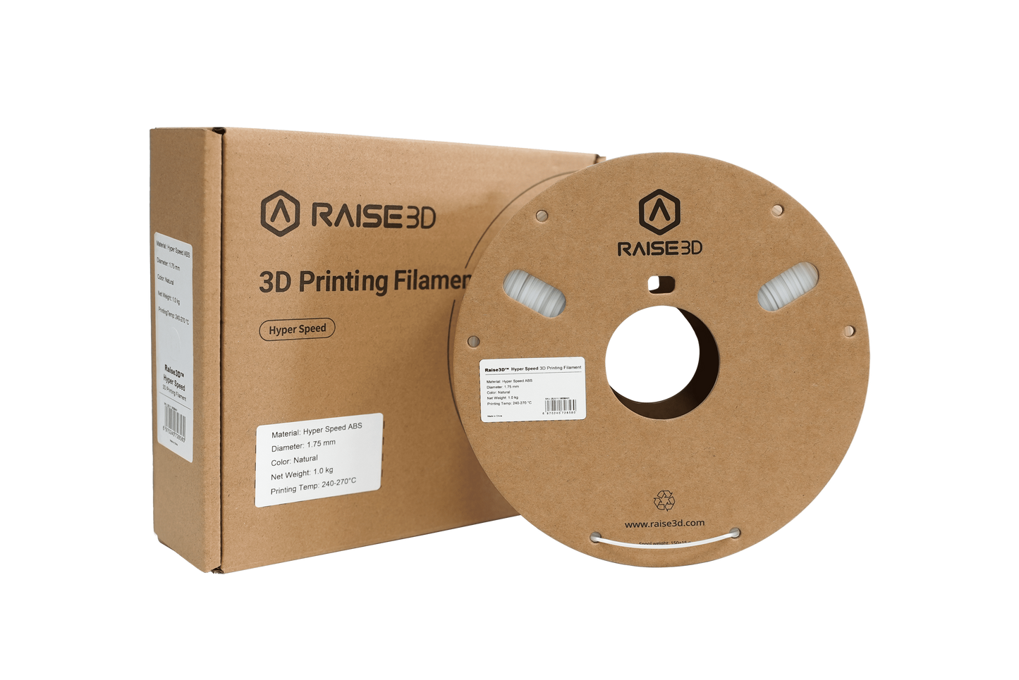 Raise3D Hyper Speed Natural ABS Filament