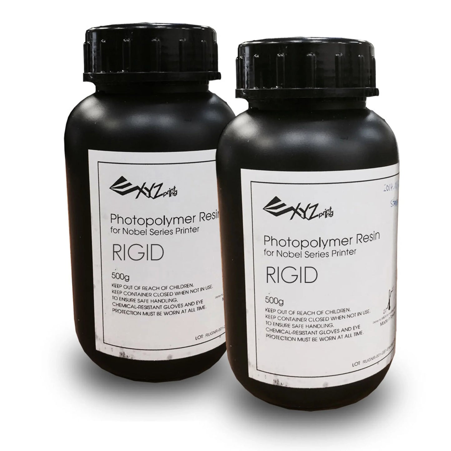 XYZprinting UV Resin Rigid - 2 x 500 ml Bottles - PremiumHobby