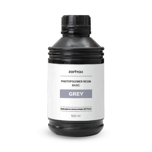 Zortrax UV Resin - Basic - 500ml - Grey - PremiumHobby