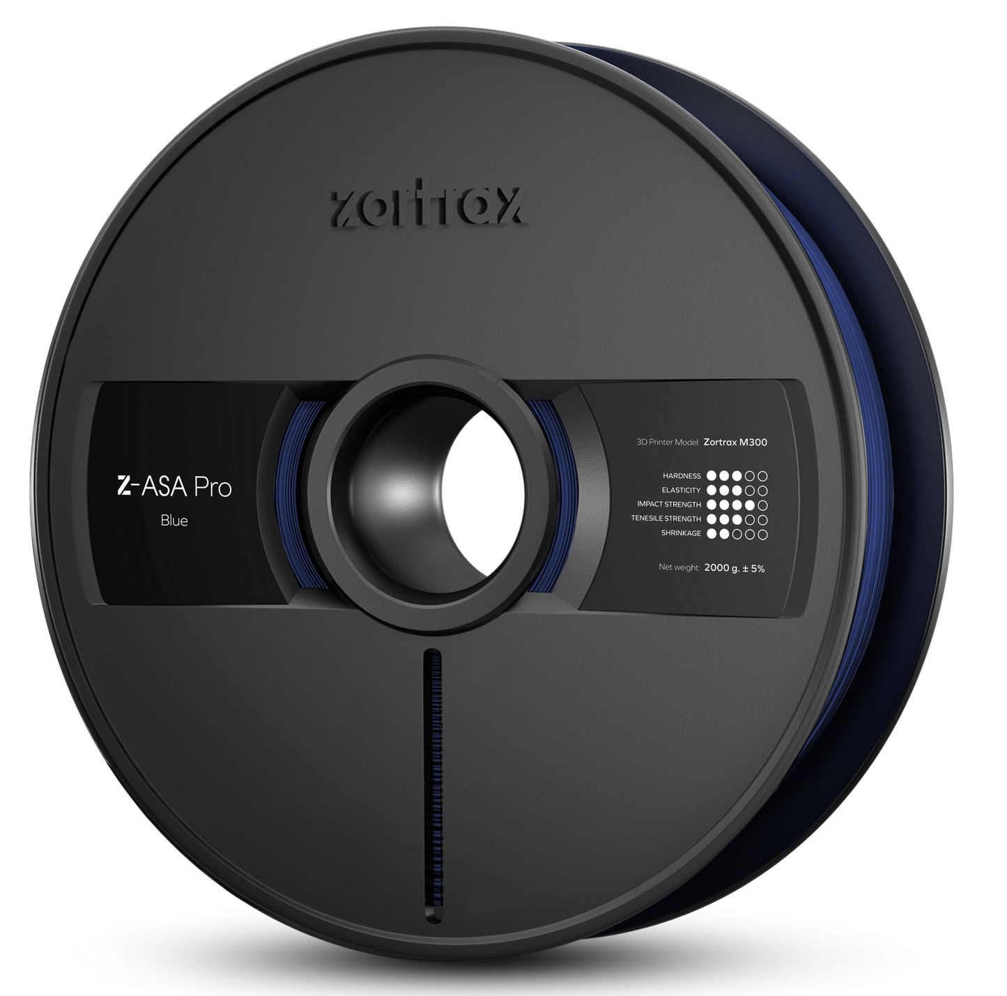 Zortrax Z-ASA Pro filament for M300 - 1,75mm - 2 kg - Blue