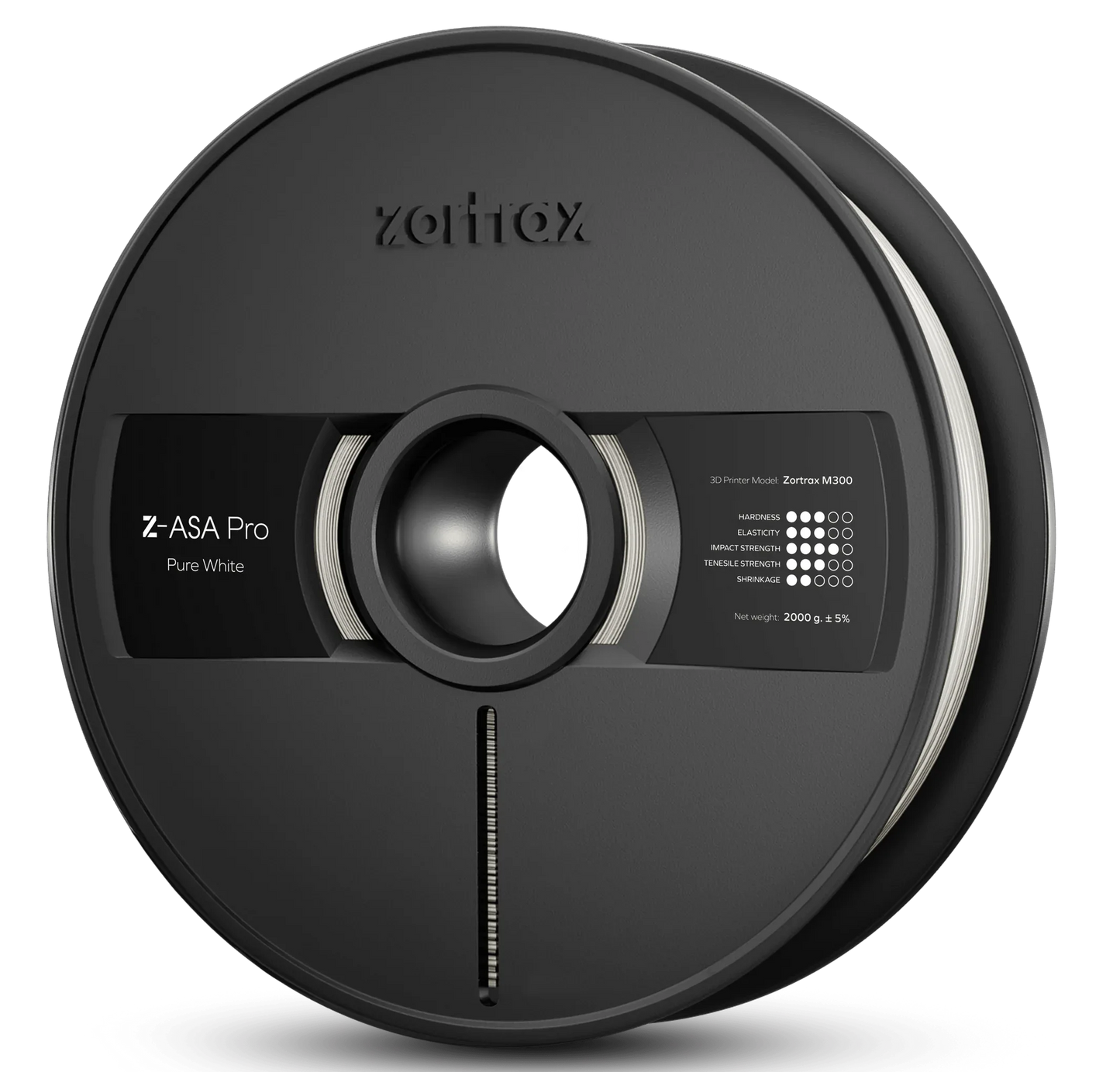 Zortrax Z-ASA Pro filament for M300 - 1,75mm - 2 kg - Pure White - PremiumHobby