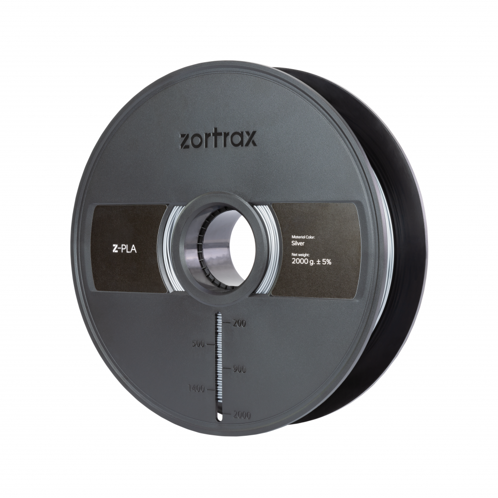 Zortrax Z-PLA filament - 1,75mm - 2 kg - Silver