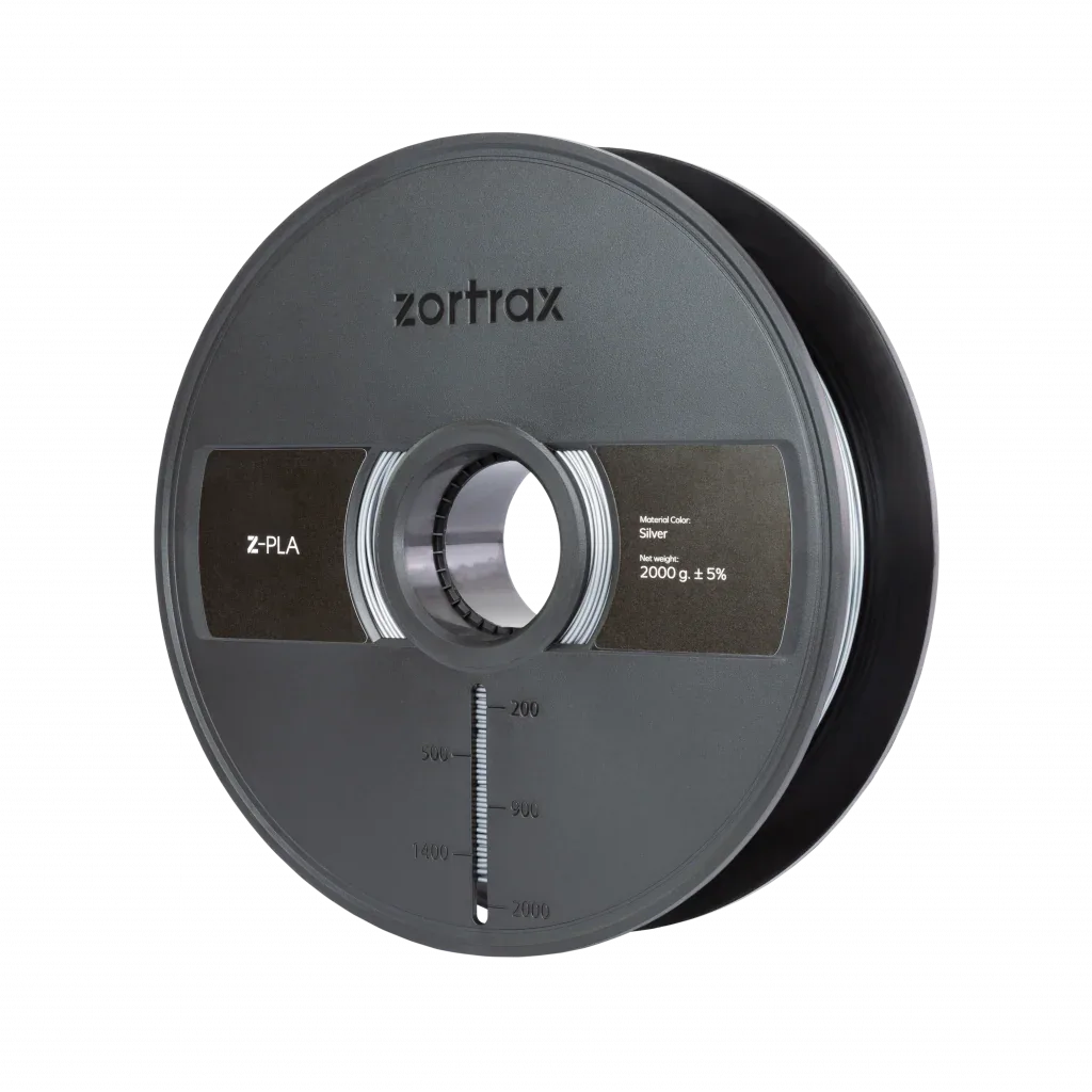 Zortrax Z-PLA filament - 1,75mm - 2 kg - Silver - PremiumHobby