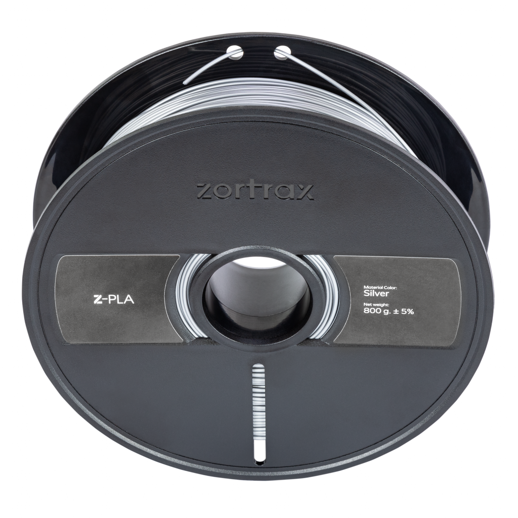 Zortrax Z-PLA filament - 1,75mm - 800g - Silver