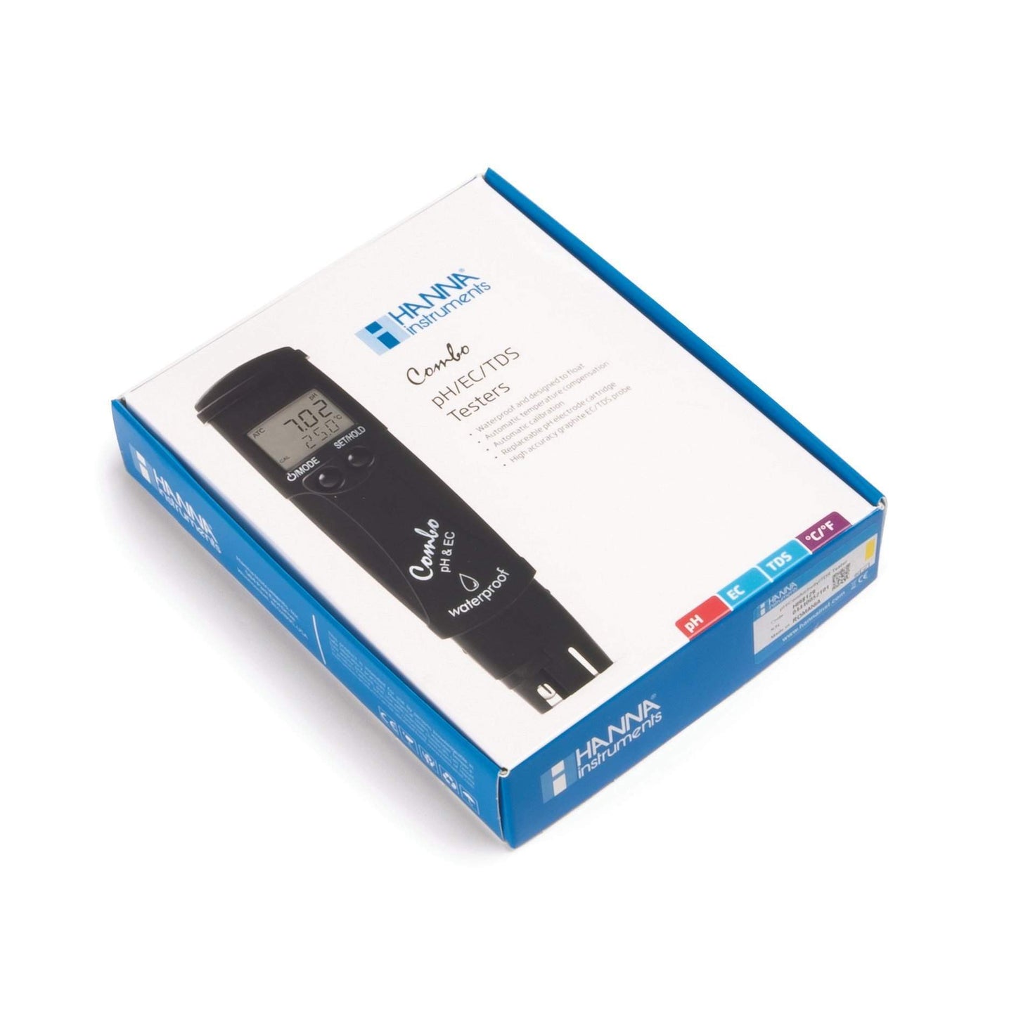 HI98129 COMBO Tester für pH/EC/TDS/C° bis 3999 µS, wasserdicht-Hanna Instruments-Hanna Instruments Wasseranalyse