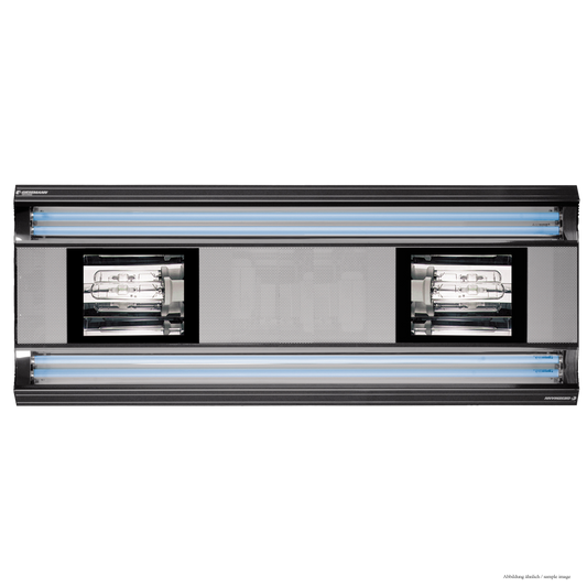 Spectra 1800 mm - 3x250W/4x80 W - inkl. HQI- und T-5 Lampen - iridium