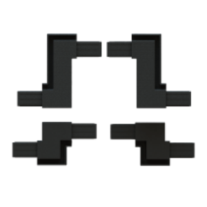  Aquariennetzabdeckung Ausschnitt 15/40mm (4 Teile)