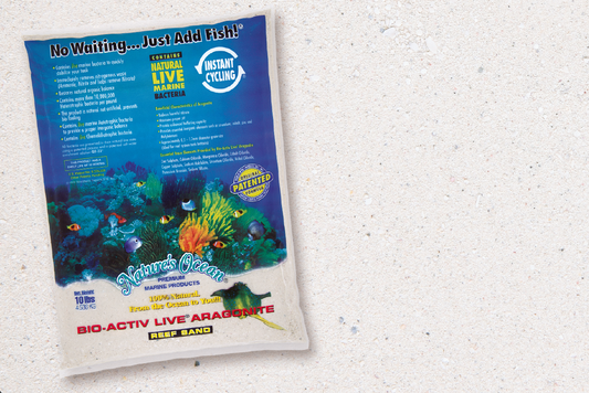 Natural White Aragonite Live Sand 0,1-0,5mm  9,07kg