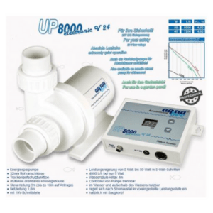 Aquabee Universal Kreiselpumpe UP 8000 electronic 24 Volt regelbar mit Controller