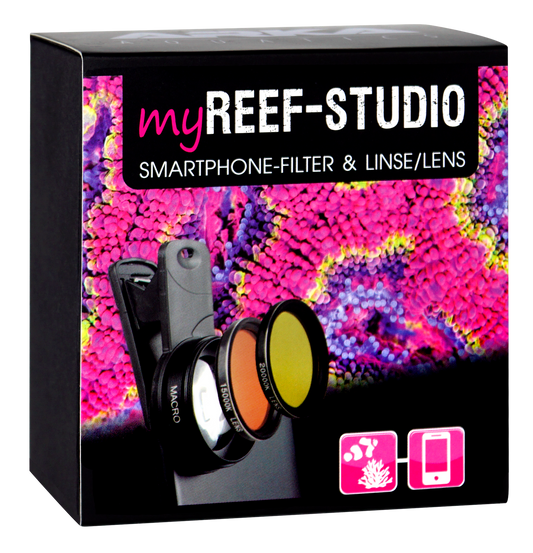 ARKA® myReef -Studio - Smartphone Farbfilter & Makro-Linse
